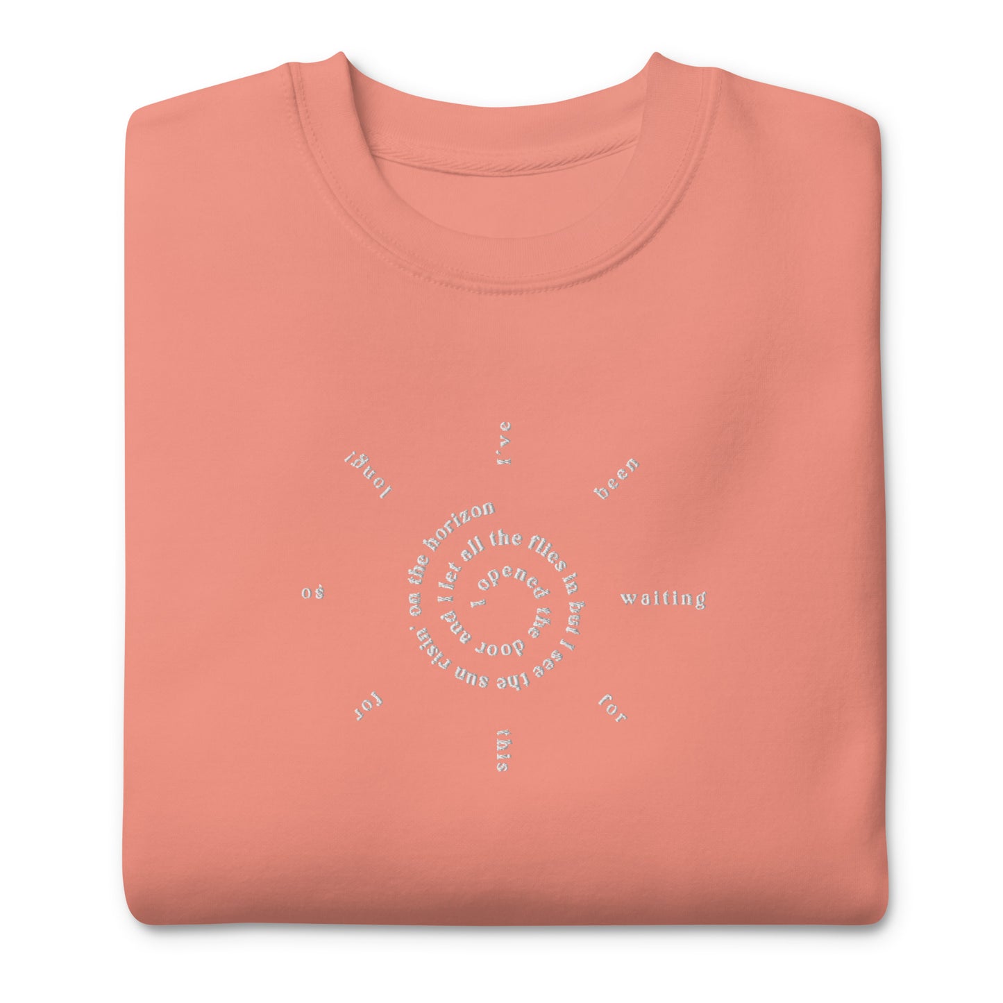 When Summer Comes embroidered sweatshirt